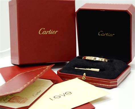 cartier love bracelet box for sale|matching cartier love bracelets.